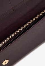 Dolce & Gabbana Mini Dauphine Leather Top Handle Bag Purple BI3280 A1001 8M073