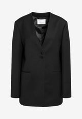 The Frankie Shop Winsen Wool-Blend Jacket Black BLFS21530WO/S_THE-100