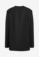 The Frankie Shop Winsen Wool-Blend Jacket Black BLFS21530WO/S_THE-100