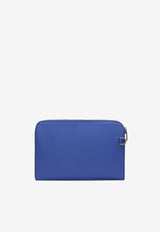 Dolce & Gabbana Logo-Embossed Leather Pouch Blue BM1751 AG218 80623