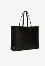 Dolce & Gabbana DG Milano Calf Leather Tote Bag Black BM2274 AG218 80999