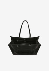 Dolce & Gabbana DG Milano Calf Leather Tote Bag Black BM2274 AG218 80999