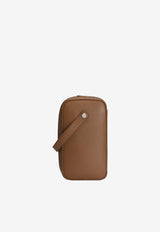 Dolce & Gabbana Lock Calfskin Pouch Bag Brown BM2449 A0370 8Z093
