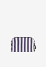 Dolce & Gabbana Logo Patch Striped Pouch Bag Purple BM2500 AY192 89951