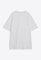 Givenchy Logo Patch Crewneck T-shirt White BM71NK3YRP/R_GIV-100