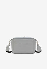 Dolce & Gabbana DG Milano Calf Leather Crossbody Bag Gray BM7329 AG218 80753