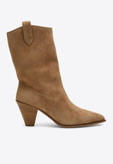 Aquazzura Boogie 70 Suede Mid-Calf Boots Camel BOOMIDB1SUE/R_AQUA-MCA