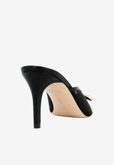 Andrea Wazen Bowie 75 Mesh and Leather Mules Black BOWMU075LMBOBLA-PF25_BLACK