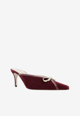 Andrea Wazen Bowie 75 Suede Mules Bordeaux BOWMU075LSUBOBOR-PF25_BORDEAUX