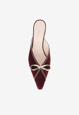 Andrea Wazen Bowie 75 Suede Mules Bordeaux BOWMU075LSUBOBOR-PF25_BORDEAUX