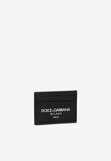 Dolce & Gabbana Logo Calfskin Cardholder Black BP0330 AN244 HNII7