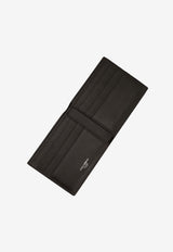 Leather Wallet with Logo-Plate