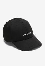 Givenchy Logo Embroidered Baseball Cap Black BPZ0BWP0C4/R_GIV-001