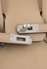 Birkin 25 in Trench Togo Leather with Palladium Hardware