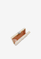 Sophia Webster Cleo Pearl-Embellished Clutch Bag BSS25002_WHITE