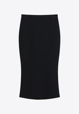 Givenchy Midi Pencil Skirt Black BW40YP164K/R_GIV-001