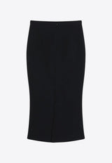 Givenchy Midi Pencil Skirt Black BW40YP164K/R_GIV-001