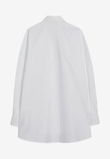 Givenchy Logo Embroidered Button-Up Shirt White BW61ET1634/R_GIV-100