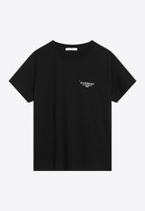 Givenchy Logo Stamp T-shirt Black BW70FJP75N/R_GIV-001