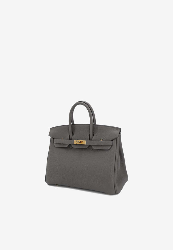 Hermès Birkin 25 in Gris Meyer Togo Leather with Gold Hardware
