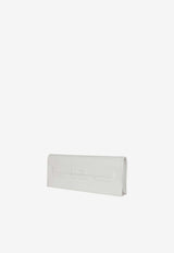 Birkin Shadow Clutch 29 in New White Swift Leather
