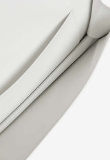 Birkin Shadow Clutch 29 in New White Swift Leather