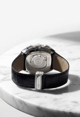 Boucheron MEC Chronograph 41mm Stainless Steel and Diamond Watch White BMECC41SSDW_TH