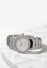 Bvlgari Iconic Bvlgari 33mm Stainless Steel Watch Silver BVLIB33SSW_TH