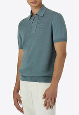 Micro-Structured Polo T-shirt