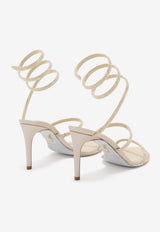 Cleo 80 Heeled Sandals with Crystals