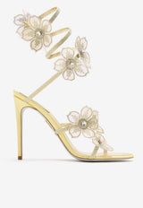 Floriane 105 Heeled Sandals with Crystals