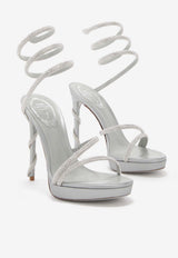 Margot 120 Platform Sandals with Crystals
