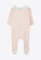 Chloé Kids Baby Girls Logo Embroidered Onesie Gift Set - Set of 3 Pink C20416/45Q_PINK