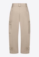 Chloé Kids Girls Straight-Leg Cargo Pants Beige C20461/281_BEIGE