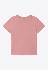 Chloé Kids Girls Logo Print T-shirt Pink C20652CO/R_CHLOE-47K