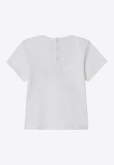 Chloé Kids Babies Shell Print T-shirt White C20912CO/S_CHLOE-117