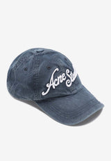 Acne Studios Logo Baseball Cap Blue C40416DE/R_ACNE-BPA
