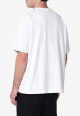 Champion Logo Patch Crewneck T-shirt White C5P301CO/P_CHAMP-X045