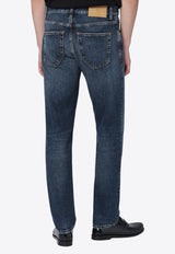 PT Torino Logo Patch Faded Jeans Blue C5QP05B0AW0230/R_PT01-MI19