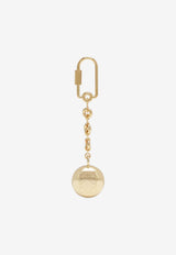 Loewe Pebble Anagram Keyring Gold C621232XFRPR/S_LOEW-8130