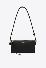 Loewe Joya Pouch Leather Shoulder Bag Black C630R10X03LE/S_LOEW-1100