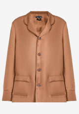 Tom Ford Long-Sleeved Silk Shirt CA3282-FAX1426 KB285 Brown