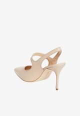 Camparisli 90 Nappa Leather Slingback Pumps