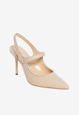 Camparisli 90 Nappa Leather Slingback Pumps