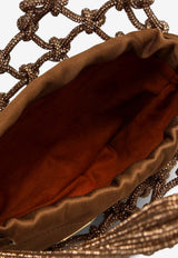 Hibourama Carrie Crystal-Woven Top Handle Bag CARRIEPL/O_HIBOA-LT