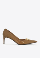Dolce & Gabbana Lollo 60 Polished Leather Pumps Heels Color