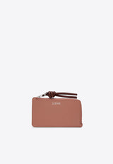 Loewe Logo Stamp Zip Cardholder Pink CEM1Z40X02LE/S_LOEW-0061