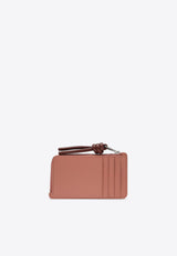 Loewe Logo Stamp Zip Cardholder Pink CEM1Z40X02LE/S_LOEW-0061