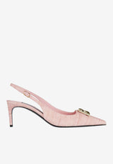 Dolce & Gabbana Lollo 60 Slingback Pumps CG0710 AR344 8H451 Pink