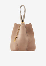 Chloé Spin Suede Tote Bag Taupe CH25AS811P9923W